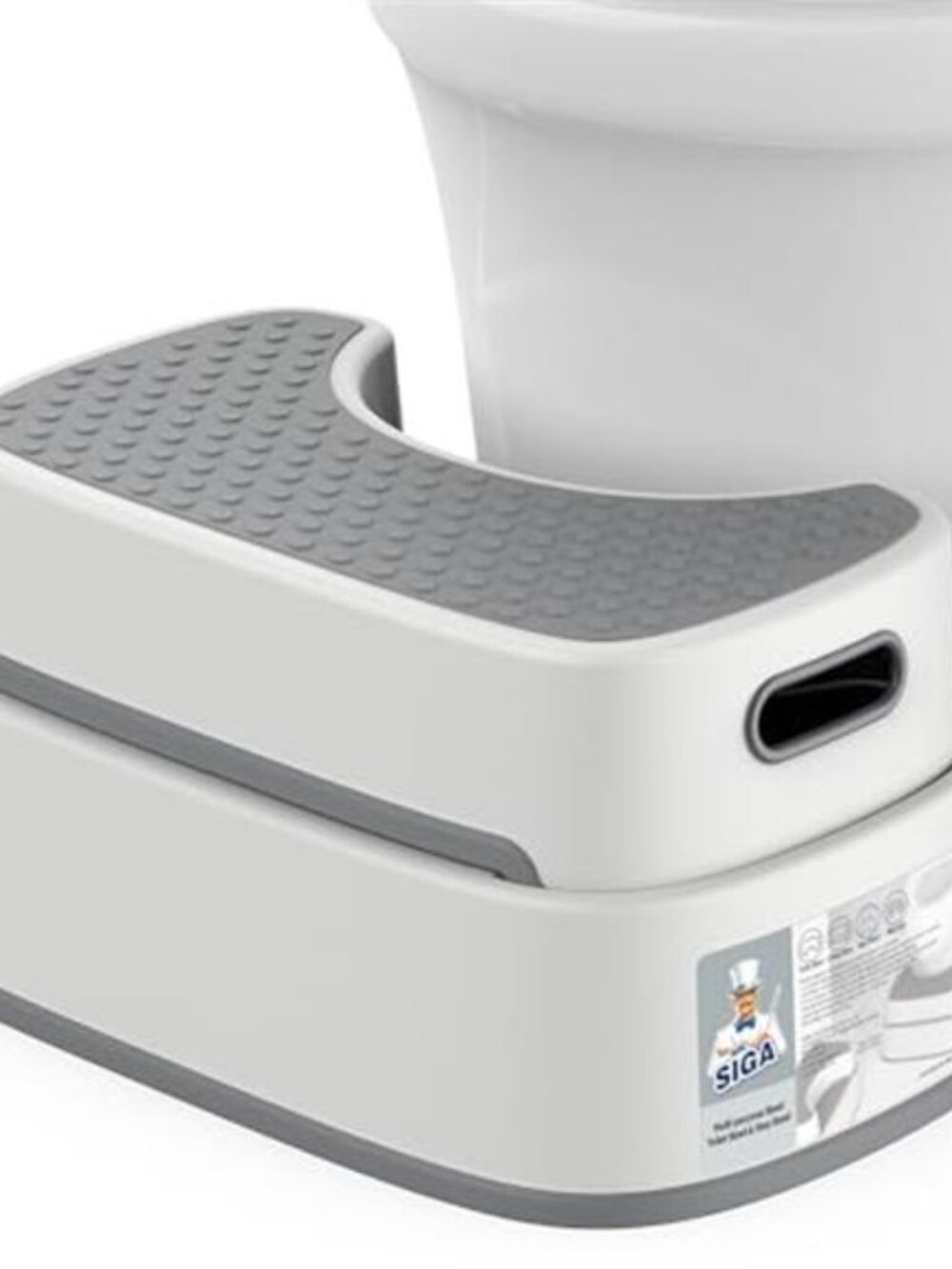 Toilet Stool Squat Adult, Bathroom Stool Heavy Duty, Anti Slip Toilet Step